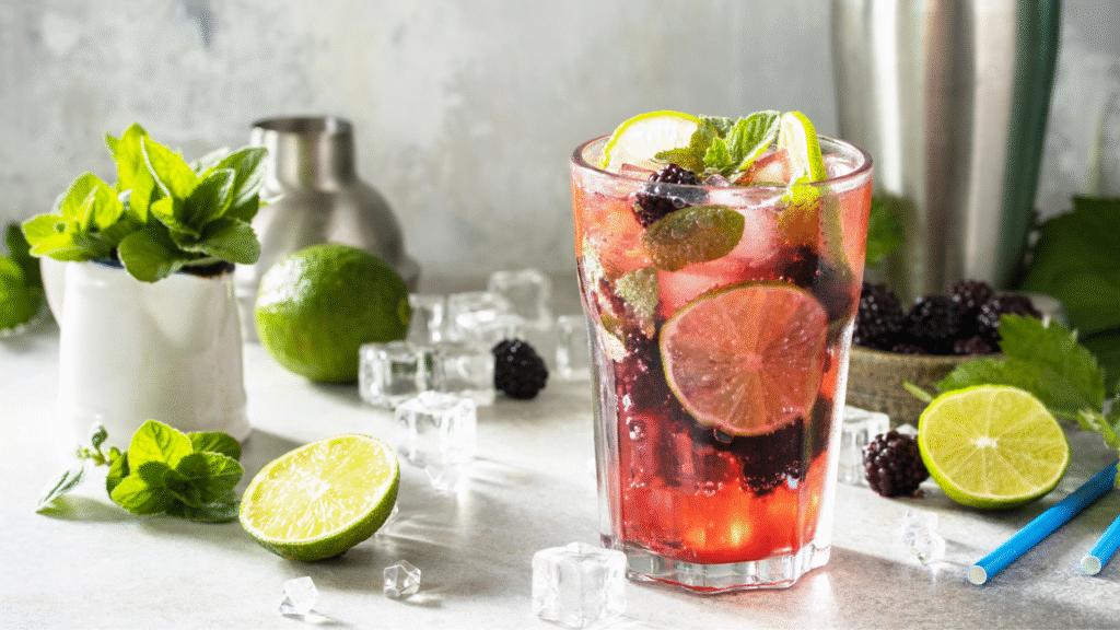 Blackberry Virgin Mojito