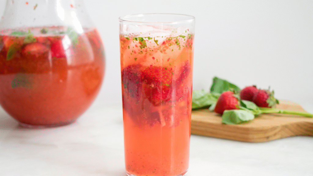 Organic Strawberry Lemonade