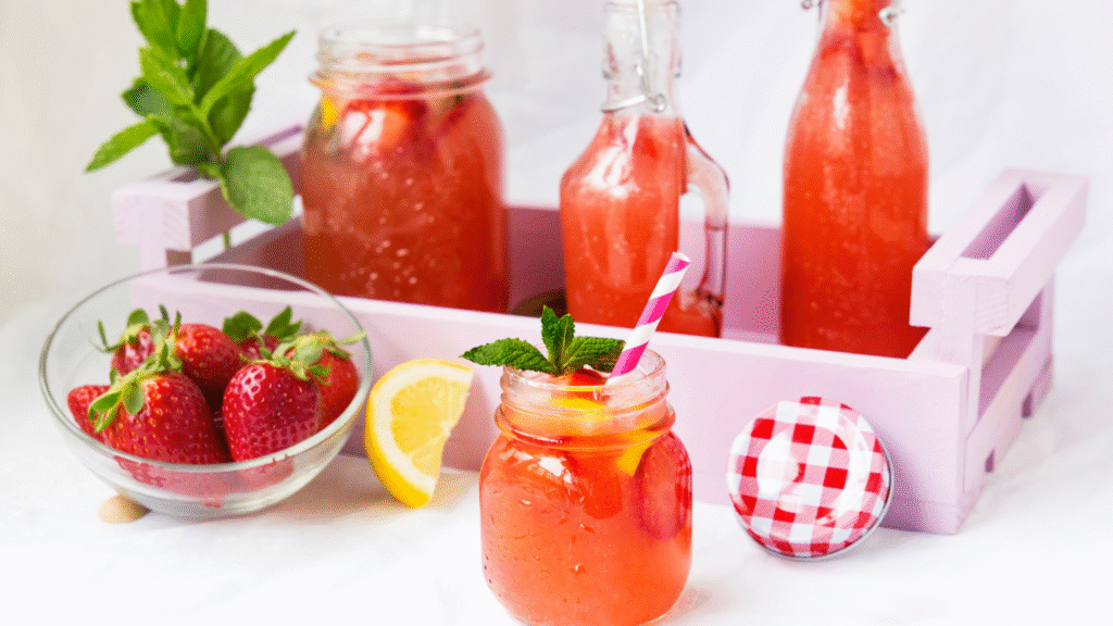 Strawberry Lemon Water