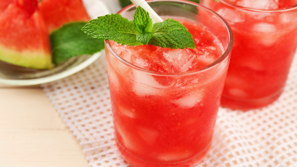 Watermelon Cucumber Agua Fresca