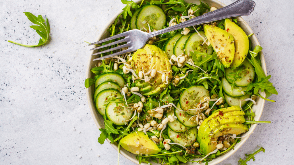 Spinach and Avocado Salad