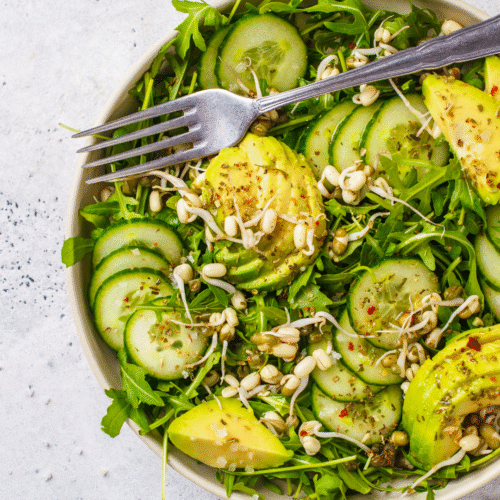 Spinach and Avocado Salad