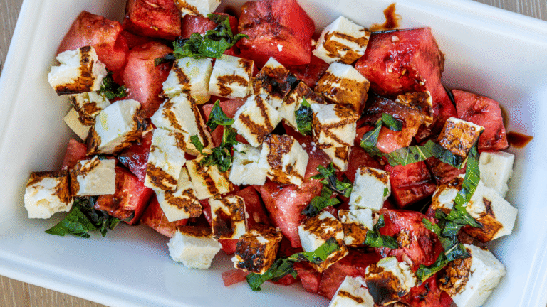 Watermelon Salad with Balsamic