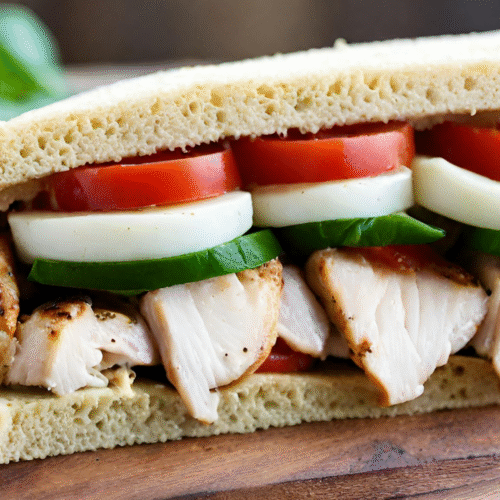 Chicken Caprese Sandwich