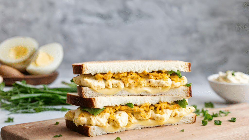 Deviled Egg Sandwich