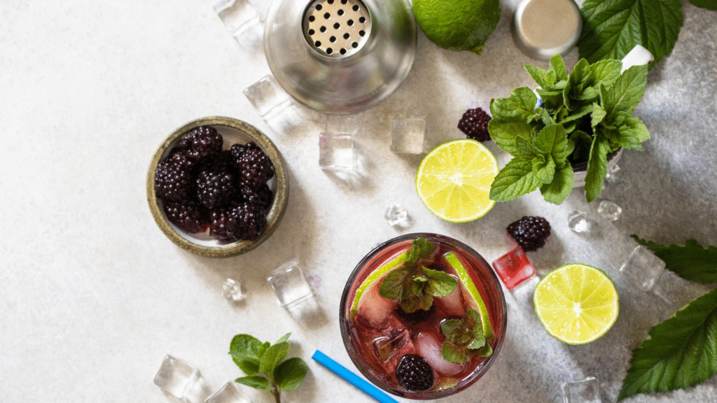 Blackberry Virgin Mojito