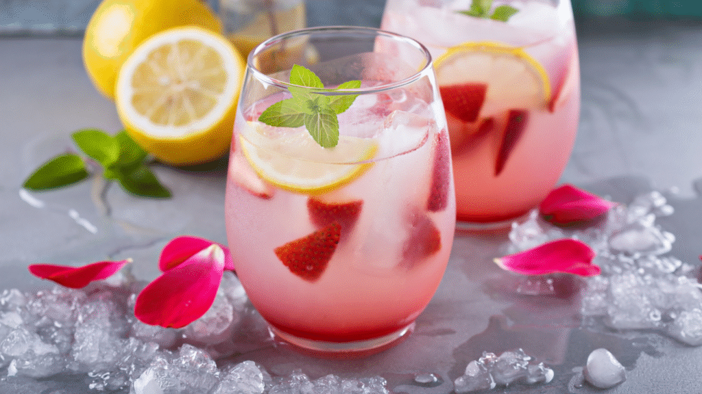 Organic Strawberry Lemonade