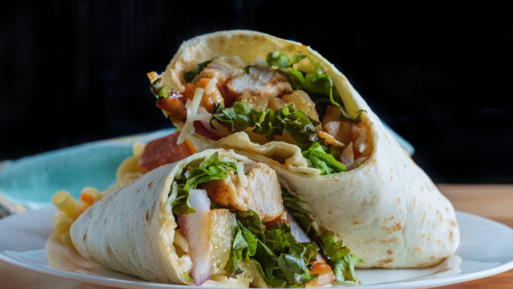 Crispy Chicken Caesar Wrap