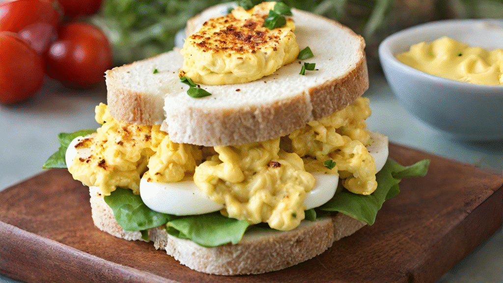 Deviled Egg Sandwich