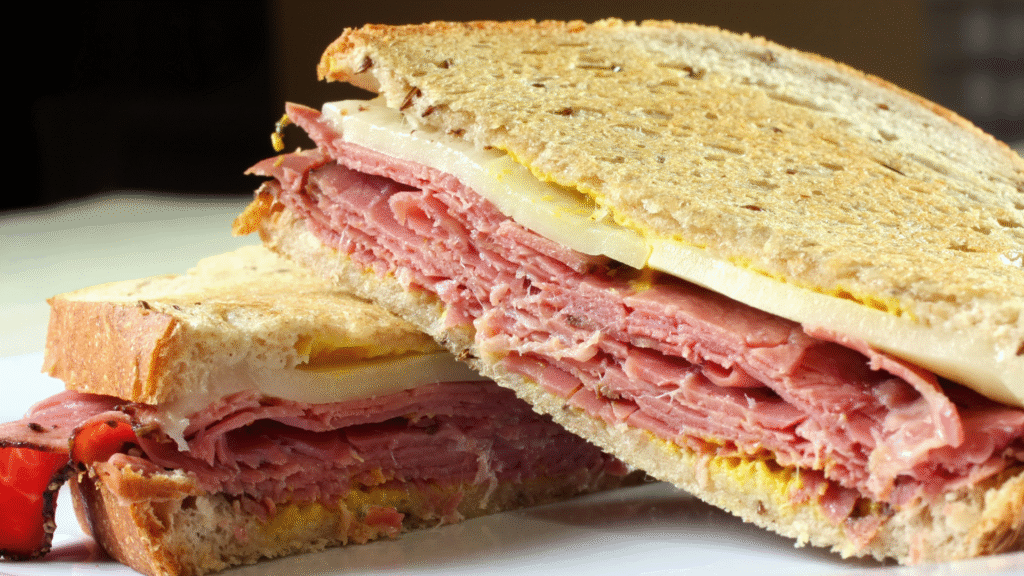 Turkey Pastrami Sandwich