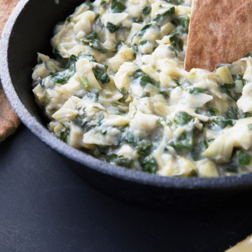 Spinach Artichoke Dip with Alfredo Sauce