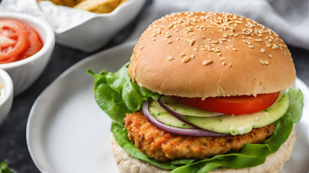 Vegan Chicken Burger