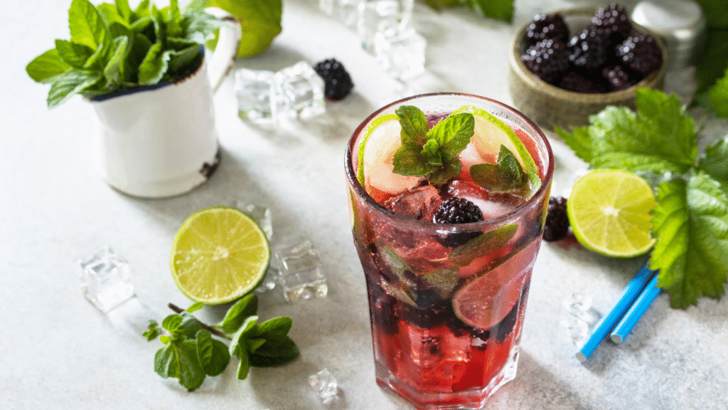Blackberry Virgin Mojito