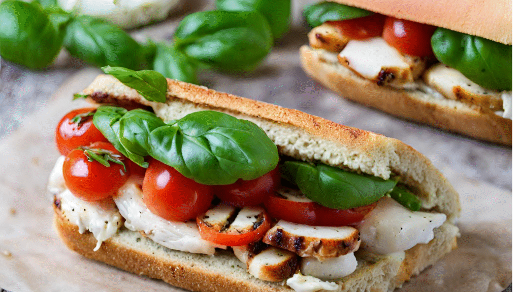 Chicken Caprese Sandwich