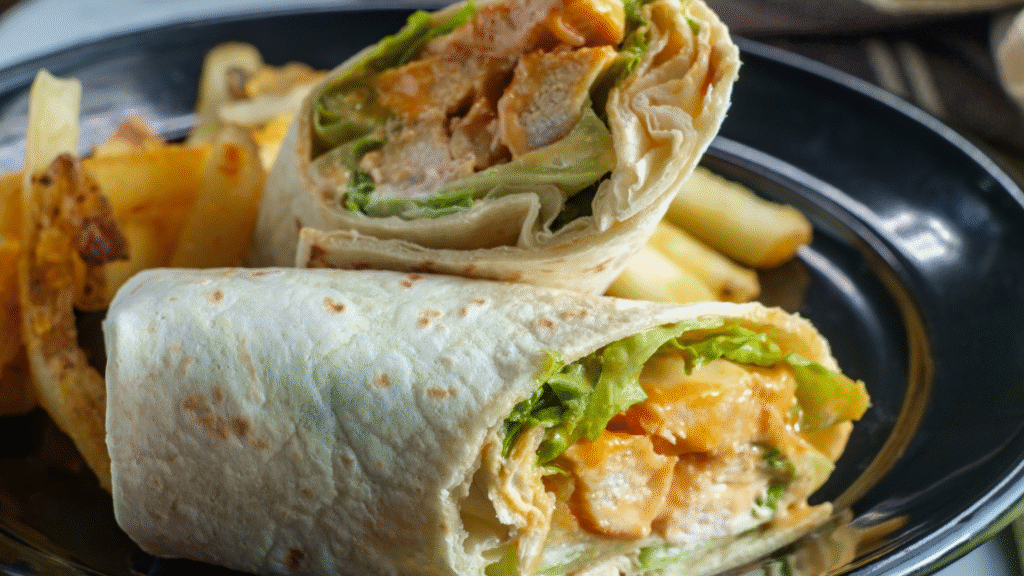 Crispy Chicken Caesar Wrap