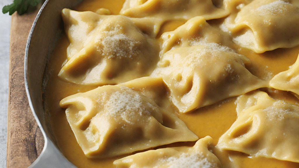 Butternut Ravioli Squash Sauce