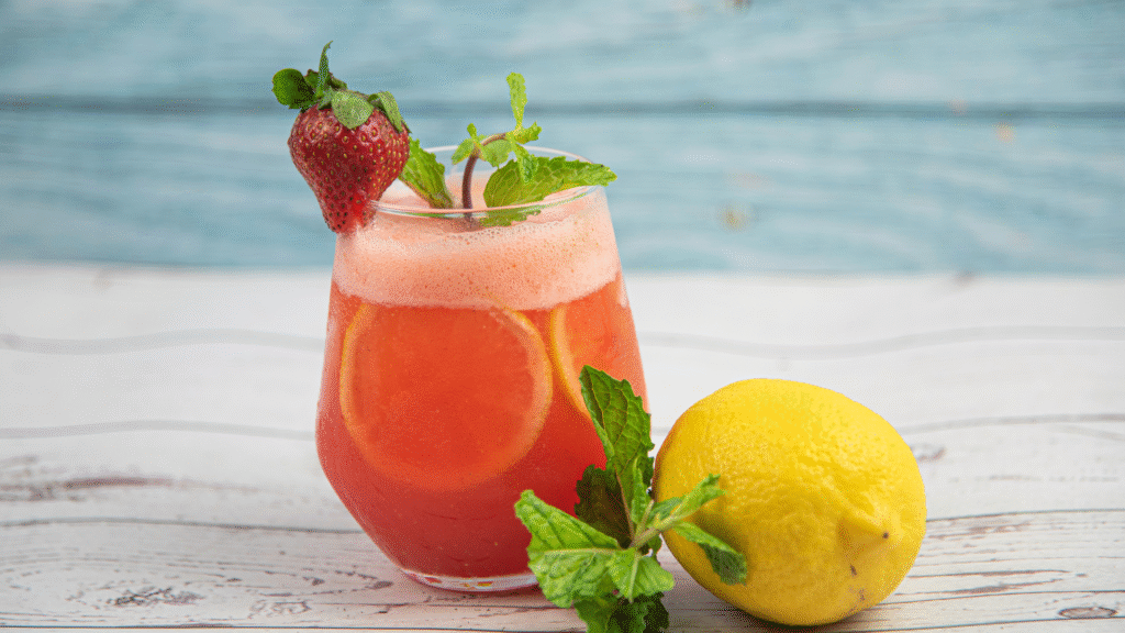 Organic Strawberry Lemonade