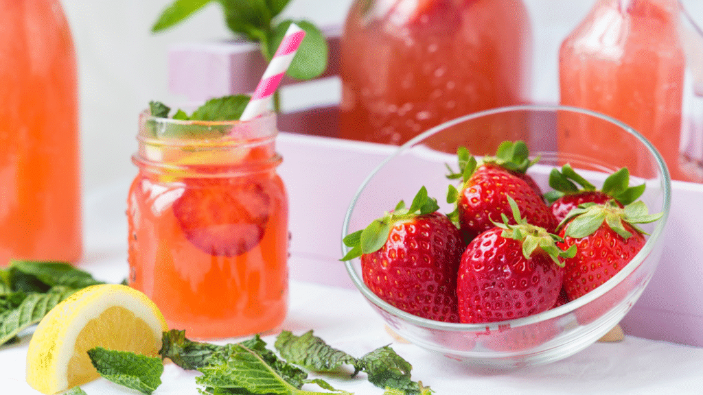 Strawberry Lemon Water