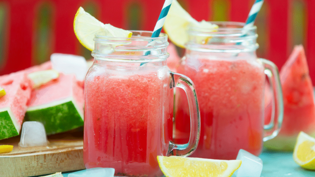 Watermelon Cucumber Agua Fresca
