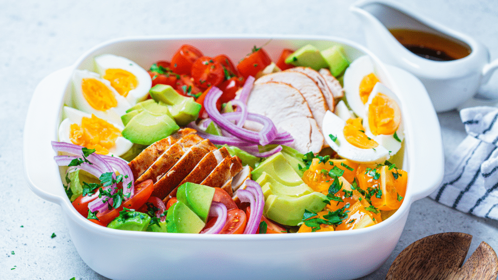 Salmon Cobb Salad