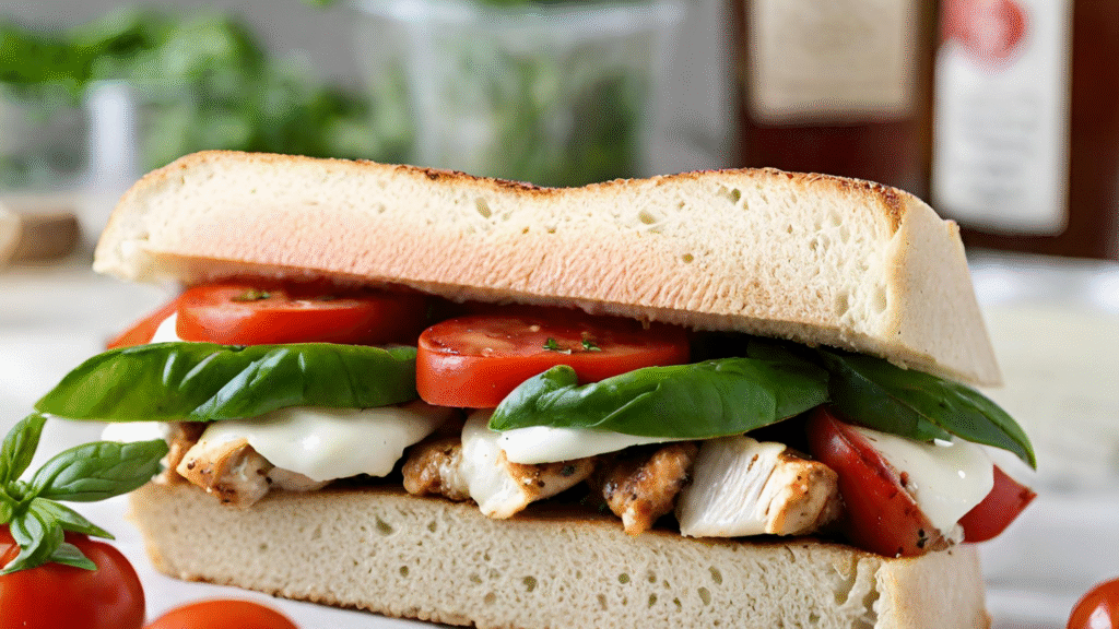 Chicken Caprese Sandwich