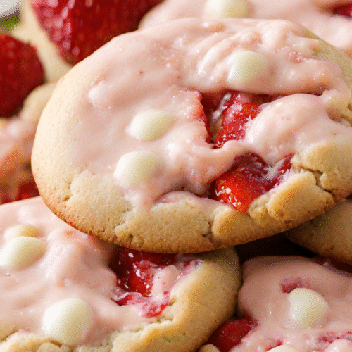Strawberry Cheesecake Cookies
