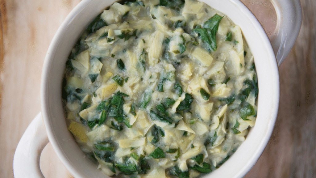 Spinach Artichoke Dip with Alfredo Sauce