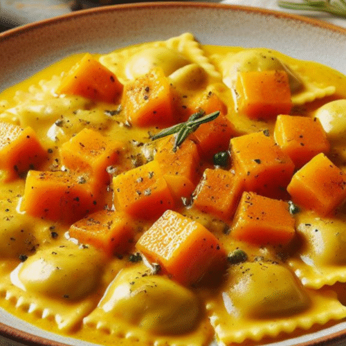 Butternut Ravioli Squash Sauce