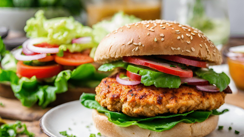 Vegan Chicken Burger