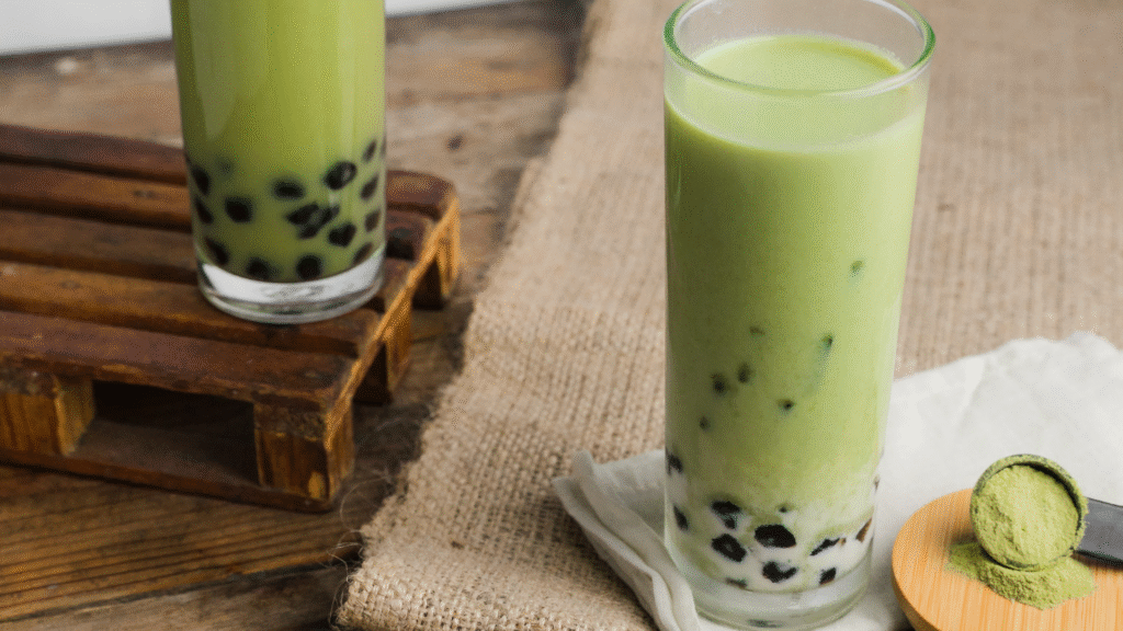 Refreshing Honeydew Milk Tea Boba In 15 Minute