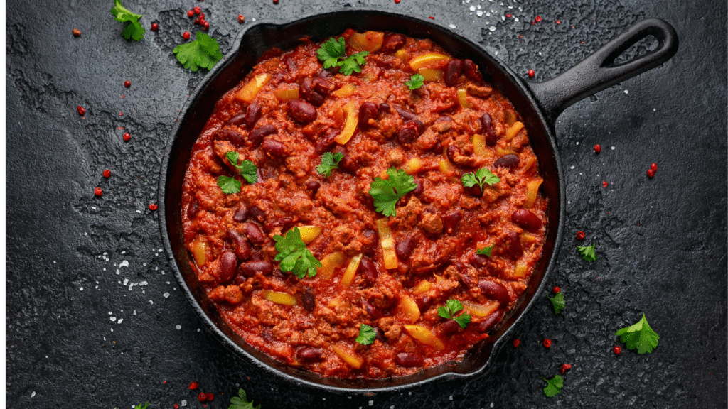 Delicious Vegetarian Skillet Chili In 5 Easy Steps