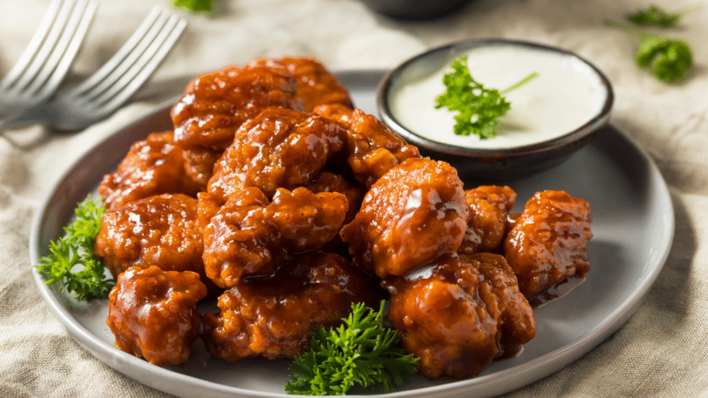 The Best Boneless Buffalo Wings: 5 Steps Recipe