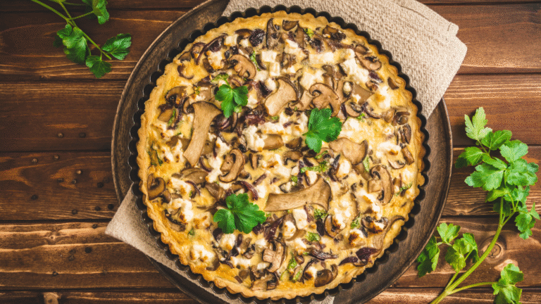 Delicious Mushroom Tart In Just 6 Easy Steps