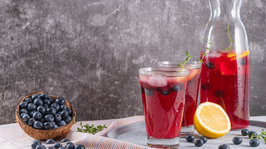 Easy Blueberry Lemonade Cocktail In 5 Minute