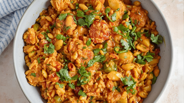 Delicious Meatless Jambalaya A 1Pot Weeknight Meal