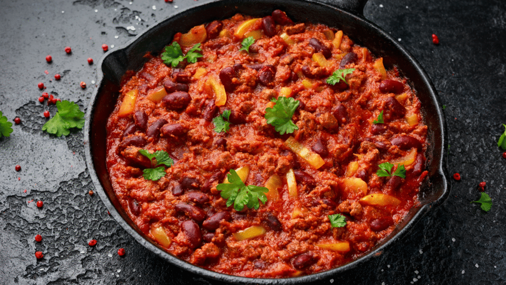 Delicious Vegetarian Skillet Chili In 5 Easy Steps