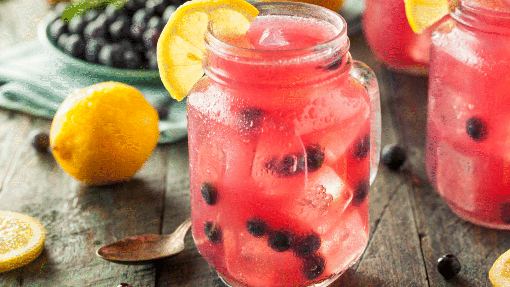 Easy Blueberry Lemonade Cocktail In 5 Minute