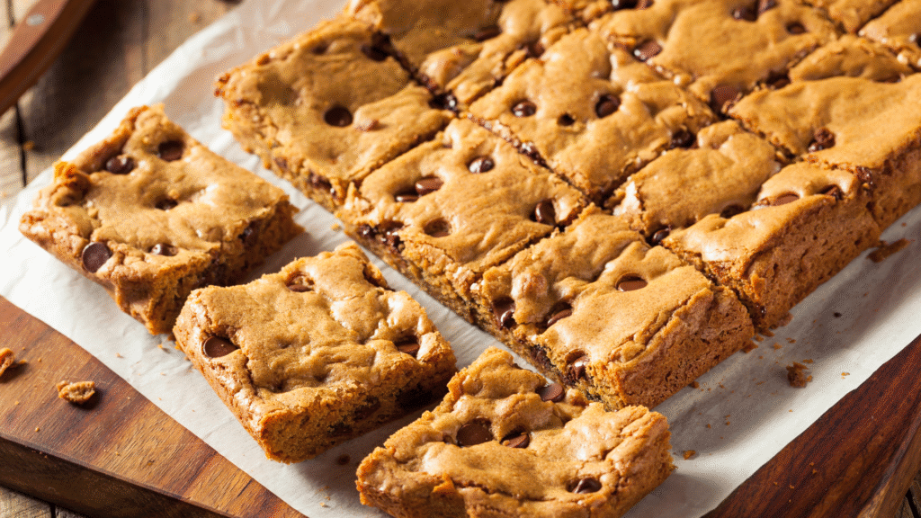 Best Chewy Chocolate Chip Blondies In Just 40 min